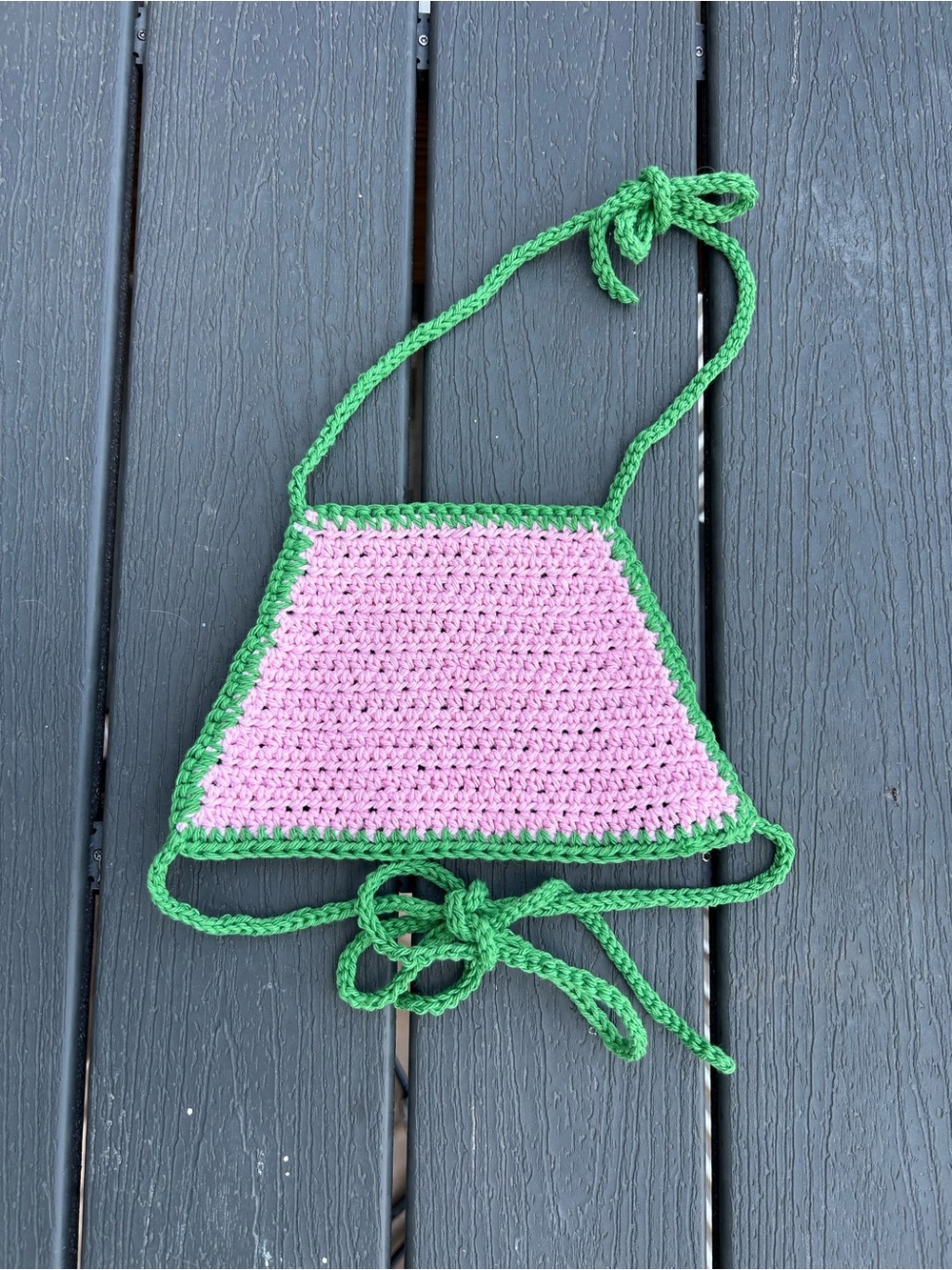 Crochet halter top